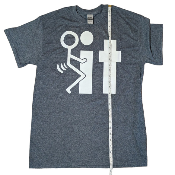 F It Screw It Stick Figure Funny Humor Parody T-Shirt Tee - Picture 3 of 6